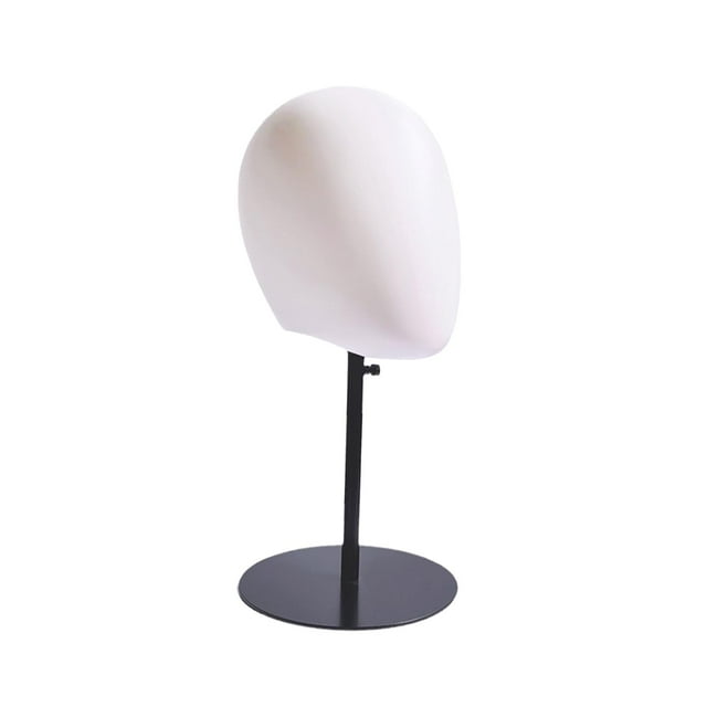Modelo de Cabeza de Maniquí Salvador Fibra de Vidrio y Metal 20.47 pulgadas 14.57 a 19.29 pulgadas