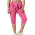 thumbnail image 3 of Beugl Womens Shorts Clearance, Capri Pants for Women Joggers with Pockets Stretchy Lightweight Sweatpants Workout Yoga Running Athletic Pants Workout Shorts Women Biker Shorts Women Hot Pink S, 3 of 7