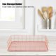thumbnail image 2 of Cesta de Almacenamiento Octpeak Hierro Malla Color Oro Rosa, 2 of 7
