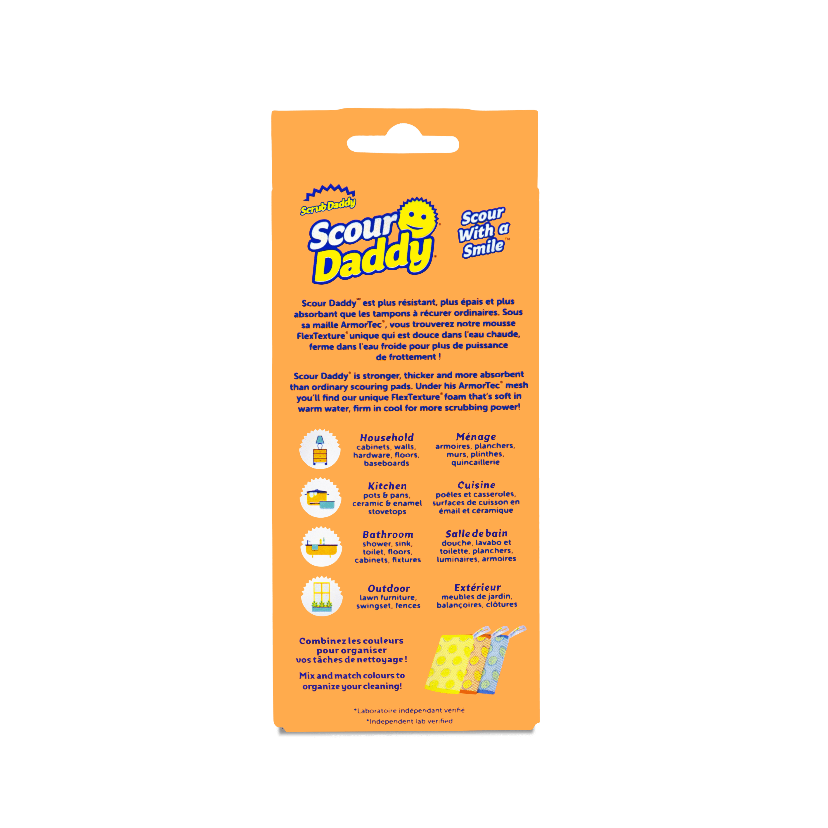 Scrub Daddy Heavy Duty Scour Daddy Scour Pads American Version, 3 Pack