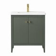 thumbnail image 6 of Vanity Art 30" Double Door Bathroom Vanity with Sink, Freestanding Storage Cabinet with Ceramic Top, and Removable Shelve, 6 of 8