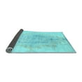 thumbnail image 2 of Ahgly Company Indoor Rectangle Abstract Light Blue Contemporary Area Rugs, 5' x 8', 2 of 4