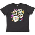 thumbnail image 3 of Inktastic Decorative Skull Party for Day of the Dead Youth T-Shirt, 3 of 5