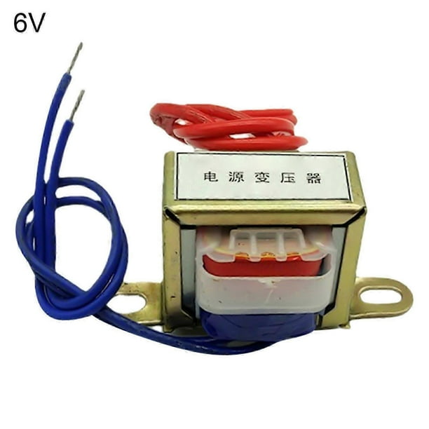 Power Transformer Single Phase Good Insulation 220V Input 6/9/12/18/24V Output Voltage EI Power Transformer for Household Appliances QinHai