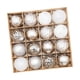 thumbnail image 5 of 16x Bolas Navideñas Adornos Navideños Colgantes Bolas Colgantes Blanco plateado, 5 of 9