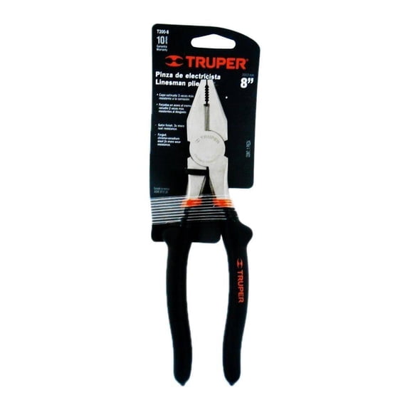 Pinza de Electricista Truper 8 Pulgadas Largo