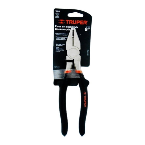 Pinza de Electricista Truper 8 Pulgadas Largo