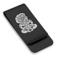 thumbnail image 1 of Stainless Steel Hei Tiki Maori Symbol Classic Slim Money Clip Credit Card Holder, 1 of 2