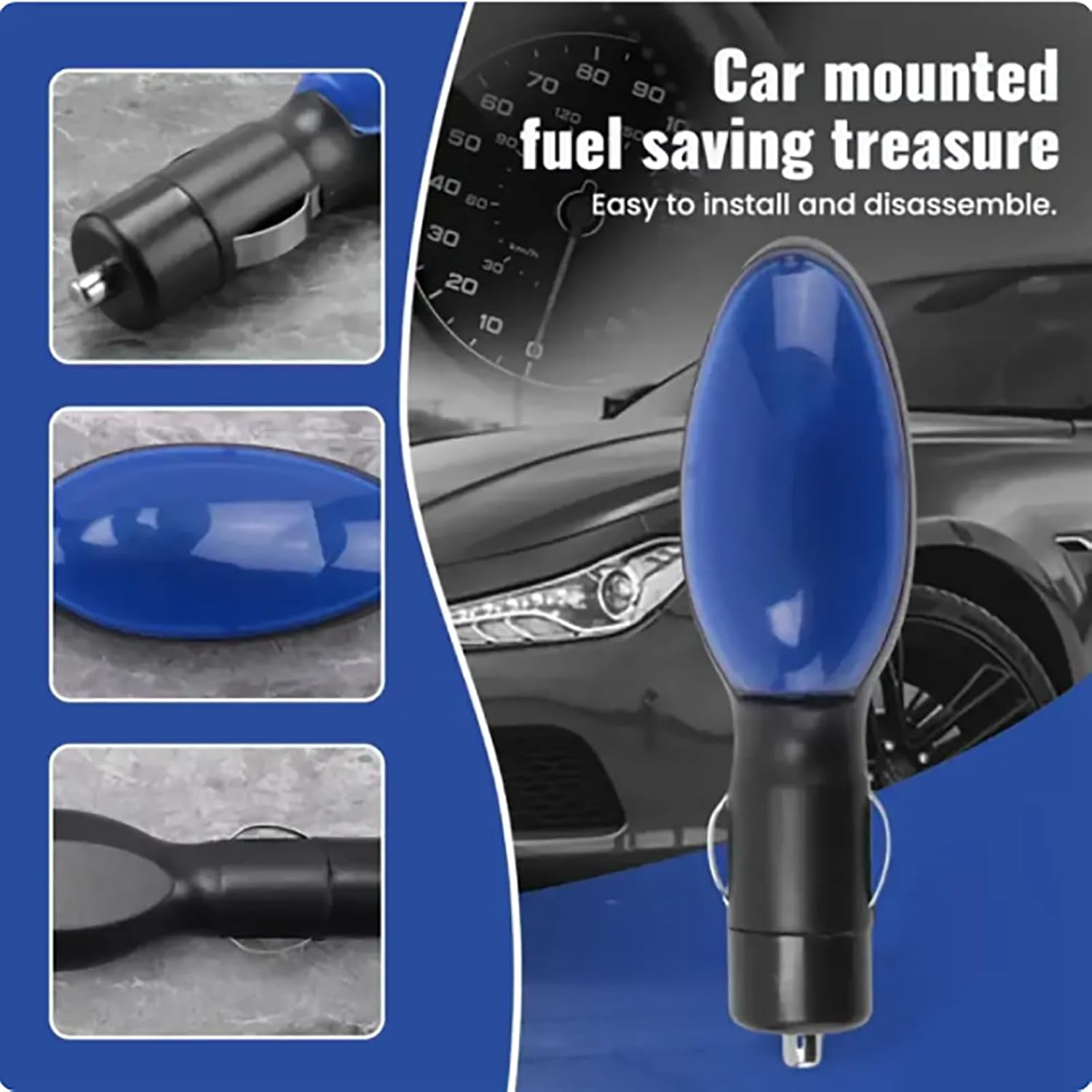 Fuelsync Gas Saver, Fuel Sync – Drive Farther, Save More Fuel Instantly, Automotive Spill Saver for Filling Gasoline Lubricants Water Diesel