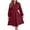 Wine, variant on Kaemgyyd Dresser for Bedroom Long Sleeve Button down a Line Shirt Dress Casual Loose Tie Waist Flowy Midi Dresses