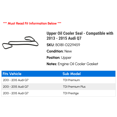 thumbnail image 2 of Upper Oil Cooler Seal - Compatible with 2013 - 2015 Audi Q7 2014, 2 of 2