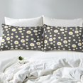 thumbnail image 3 of Erosebridal Housse de Couette Florale Rétro Simple, Literie Fleurie Rustique Taille Simple, Déco Coccinelle, Réversible 2 Pcs (Pas de Couette), 3 of 6