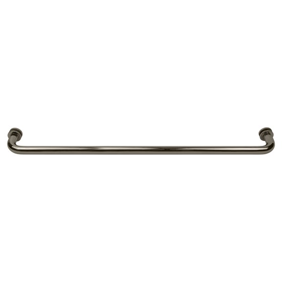 CRL BM24PN Polished Nickel 24" BM Series Tubular Single-Sided Towel Bar