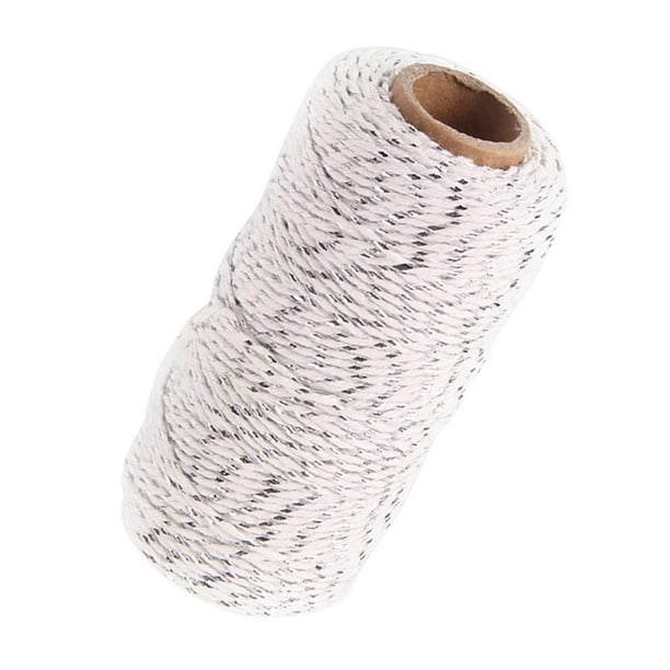 2x328 Feet Color Cotton Twine Rope Rope Rope for Crafts 