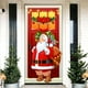 thumbnail image 5 of Xihbxyly Cubierta de Puerta Navideña, Diseño de Papá Noel, Tela de Poliéster Resistente, Fácil de Colgar, Decoración Interior y Exterior, Ideal para Fiestas Navideñas, 1 Pieza, Tamaño 200 X 100 Cm, 5 of 5