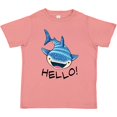 thumbnail image 3 of Inktastic Cute Whale Shark Says Hello Boys or Girls Toddler T-Shirt, 3 of 5