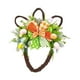 thumbnail image 2 of Corona de Pascua,Corona de huevos de Pascua con lazo interior al aire libre,Corona de puerta delantera adorno colgante vacaciones,Corona de primavera Decoración de Pascua Fiesta del, 2 of 8