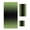 Emerald Green Black, variant on Purple Black Ombre Towel Set of 3, Soft Microfiber Bath Towels, Hand Towel, Washcloths, Modern Gradient Abstract Art Quick-Dry Absorbent Towels for Bathroom Kitchen Hotel Beach Gym Spa