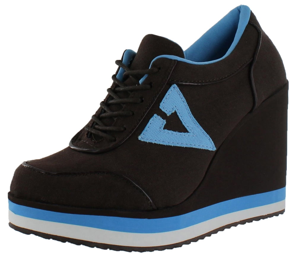 volatile platform wedge sneakers