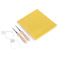 thumbnail image 1 of For 2PCS 50x50cm Linen Fabric White Yellow Linen Cloth Handmade DIY Curtains Handbag Cloth, 1 of 7