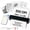 Black, variant on HPRT 610Pro Portable Thermal Printer - 300DPI Wireless Bluetooth Inkless Printer for Travel, Office, and Home, Supports US Letter & A4