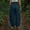 Dark Blue, variant on Womens Linen Pant Elastic Bloomers Loose And Slim Pants Lantern Pants With Pockets Brick Red
