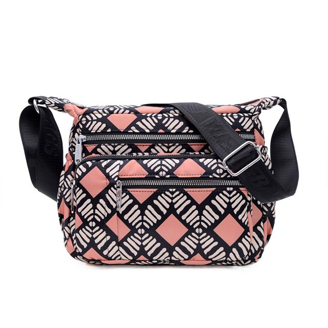 Bolsa de tela de nailon étnica estampada para mujer, bolsas de mensajero impermeables de un solo hombro Wmkox8yii qwyer698