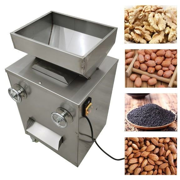 Grease material grinder Peanuts Almonds Walnuts Grain Grinder Electric 200kg/h 1-10mm Adjustable Fineness