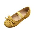 thumbnail image 2 of Women's Polka Dots Mary Jane Flats Dressy Comfortable Casual Shoes for Wedding Bridal Work Bow Round Toe Shoes, 2 of 9