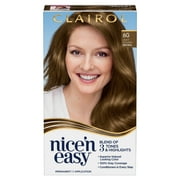 Clairol Nice'n Easy Permanent Hair Color Creme, 6G Light Golden Brown, 1 Application, Hair Dye