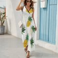thumbnail image 6 of Lunarable Pineapple Art Sleeveless Dress Women's Summer Suit Dresses for Women 2025 Luxury Party Dress, 6 of 7
