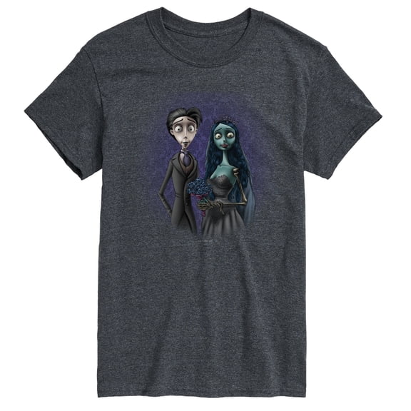 Corpse Bride - Haunted Groom & Bride - Men's Short Sleeve Graphic T-Shirt