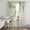 White, Sage, Forest Green, Ivory, variant on White Lilies Sheer Curtains 96 Inch Length 2 Panels Set, Succulents Green Leaf Rustic Botanical Voile Window Treatment Semi Sheer Long Curtains Drapes for Bedroom/Living Room/Kitchen 52"x96"x2