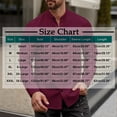 thumbnail image 2 of Generic Men's Waffle Shirts Stand Collar Texture Button Down Long Sleeve Blouse Casual Slim Cardigan Street Tops with Pocket, 2 of 7