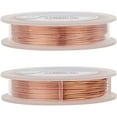 thumbnail image 6 of BENECREAT 3 Rolls Jewelry Wire 18 Guage/22 Gauge/28 Gauge Tarnish Resistant Copper Wire for Beading Crystal Wrapping Ring Making and Other Jewelry Crafts 18/22/28 Gauge Copper, 6 of 8