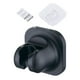 thumbnail image 2 of Soporte para cabezal de ducha, soporte Universal ajustable para cabezal de ducha, montado en la pared, para baño de Hotel, accesorios para el hogar Negro, 2 of 9