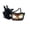 A003- Multicolor, variant on Purple Masquerade Mask for Women, Sequined Venetian Masquerade Masks with Mardi Gras Feathers, Half Face Mask for Halloween Party and Masks for Masquerade Party Events, 1 Pack
