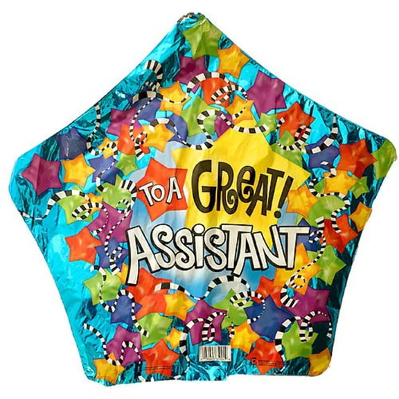 18 inch To A Great Assistant Foil Mylar Balloon - Party Supplies Decorations