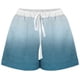 thumbnail image 3 of Mujeres Pantalones Cortos con Bolsillos Impresos Detalle Vendaje, Casual Y Suelto Ajuste Pantalones Cortos de las Mujeres para el Verano, 3 of 5
