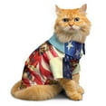 thumbnail image 4 of Firefighter Goldendoodle Hero Rescue Fire Dept Fireman USA Flag Hawaiian Summer Shirt for Small Medium Large Dog Cat Doodle Dog Lover Gifts Idea - 02026, 4 of 6