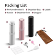 thumbnail image 6 of LISAPACK 8ML Atomizer Perfume Spray Bottle for Travel (3 PCS) Empty Cologne Dispenser, Portable Sprayer for Men and Women (Black, Silver, Pink), 6 of 9
