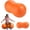Orange, variant on Active Seat Peanut Shaped Bounce Desk Chair, Exercise Yoga Balance Sitting Ball
