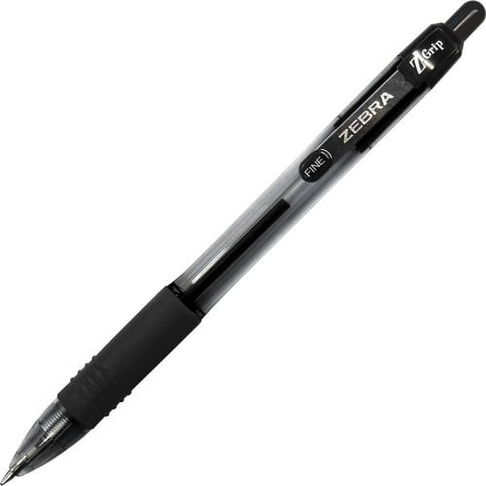 Zebra Pen Z-Grip 0.7mm Retractable Ballpoint Pen 0.7 mm Pen Point Size - Retractable - Black - 30 / Pack