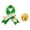 Emerald Green, variant on Stylish Memorial Ribbon Brooch, Rest in Peace Accent Pin for Daily Wear Travel Comfortable Alloy Corsage