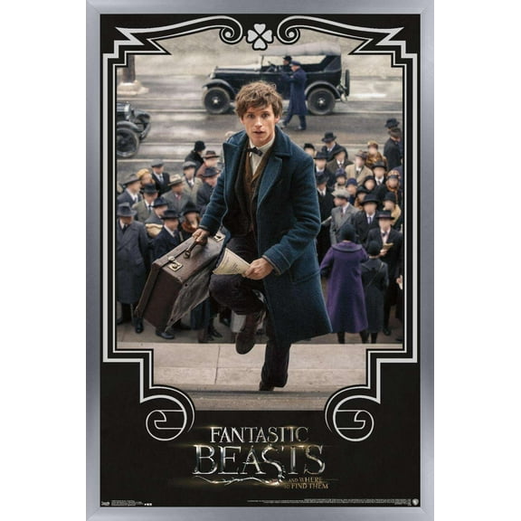 Fantastic Beasts And Where To Find Them - Newt Steps Wall Poster, 14.725" x 22.375", Framed