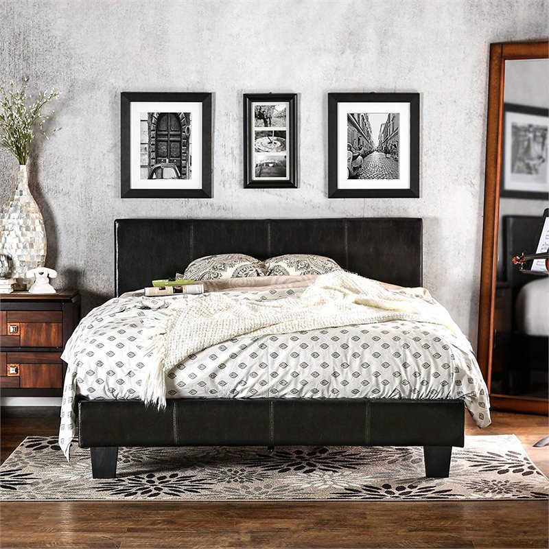 Kingfisher Lane Queen Platform Bed in Espresso
