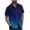 Blue, variant on Kaemgyyd Big and Tall Men Short Sleeve Shirts Stylish Gradation Print Button down Tee Casual Vacation Beach Summer Tops with Pocket