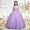 Purple, variant on SGFCWSX Girls Formal Pageant Dress Sleeveless Floral Applique Tulle Floor-Length Wedding Party Gown Purple Size 7-8 Years