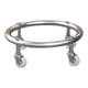 thumbnail image 2 of Soporte para tanque de gas, base para cilindro de gas, multiusos, rotación de 360 ​​grados, cilindro de gas Plata, 2 of 9