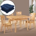 thumbnail image 4 of Silla capitoné Cojines de asiento de mbre 19 "x 19" Silla de muebles de / exterior Zulema cojines de asiento, 4 of 8